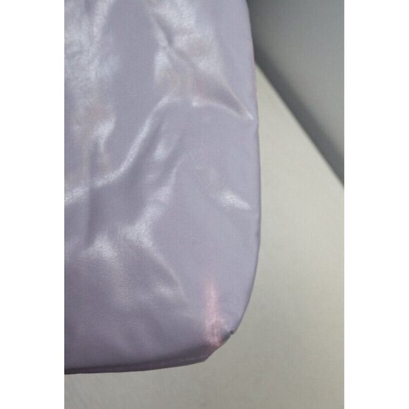 VINTAGE 80s 90s LIGHT PURPLE LAVENDER FAUX LEATHER PURSE - BAG BAZAAR - Picture 13 of 13